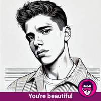 You're beautiful, music by ThomasDave.